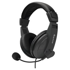 Anyzone 多媒體立體聲耳機, 黑色, ANY-H1