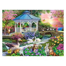 Alice Home 興趣鑽石畫 DIY套組 30 x 40 cm, 01圓形鑽, 1個