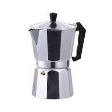 經典義式品味摩卡壺 300ml 銀色 - 高壓萃取，輕鬆享受義式咖啡, 1個