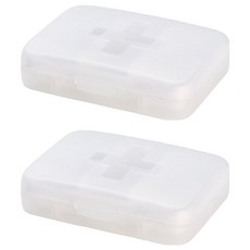 Luneon 多用途便攜式藥盒 白色, 2個