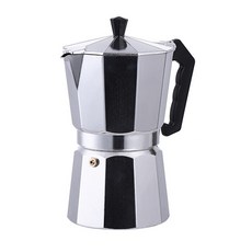 經典義式品味摩卡壺 450ml 銀色 - 高壓萃取，輕鬆享受濃郁咖啡, 1個