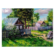 Alice Home 珠子鑽石畫 DIY套組 30 x 40 cm, 1個, 01圓形鑽