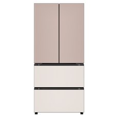LG전자 디오스 오브제컬렉션 김치톡톡 Fit Max 4도어 480L 스탠드형 김치냉장고 방문설치, 아몬드 + 토프, Z484GAG123S
