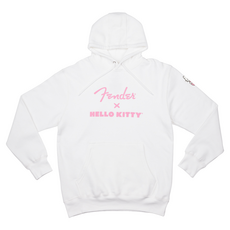 Fender White Sleeve Logo Hoodie 帽T Hello Kitty聯名款