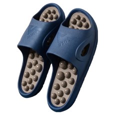 주몰리 동글동글 지압 슬리퍼 275mm, 1개, 남색