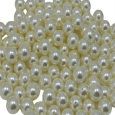 Solsoldamda 頂級大容量散裝串珠 10mm 200入, 1個, 魔法象牙白