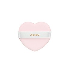 어퓨 과즙팡 하트 퍼프, 1개, 핑크