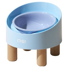 REDPUPPY 寵物防皺寵物碗, 1個, 棉花藍