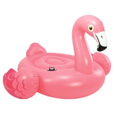 INTEX 幼兒用紅鶴騎乘泳圈, 1個, 混合顏色