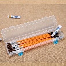 디미스 심플 투명 붓케이스, 1개