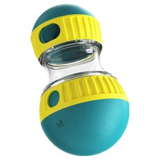 DING DONG PET 寵物藏食嗅聞零食球玩具, 不倒翁 黃綠色, 1個