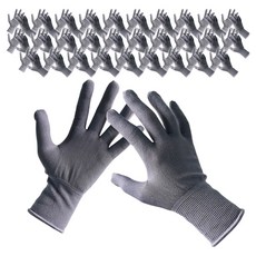 HANWOO PU內襯裡層手套 左右一組 M, 30套, 灰色 Gray