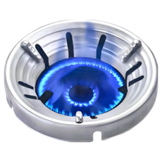 通用防風聚火瓦斯節能罩, 1個, 銀色