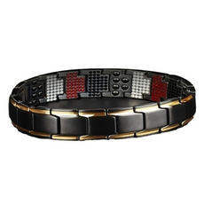 Solsoldamda 復古風磁石手鍊 銀色 22cm, 1個