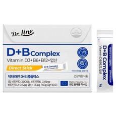 닥터라인 비타민D 비타민B 콤플렉스 다이렉트 비타민, 60g, 1개