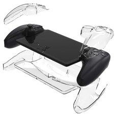 SPACE SHIELD Sony PS Portal 相容 Pure Grip 透明 PC 保護殼 保護套, 1個, 單一商品