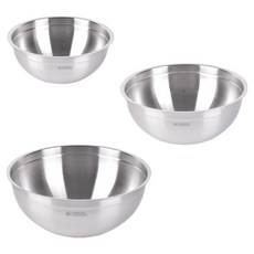HANKOOK COOKWARE 頂級皇家攪拌碗3件組, 1套, 攪拌碗 20cm + 24cm + 28cm