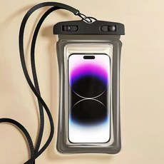 A.ssor 氣墊手機防水袋, 1個, 黑色