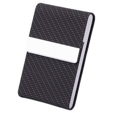 에이로크 심플한 이쁜 명함첩, 우븐 블랙, 1단