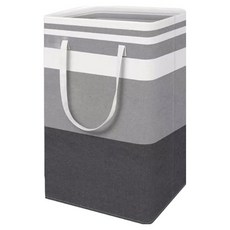 Wontique 條紋布料洗衣籃, A款
