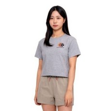 블랙다이아몬드 여성용 페이디드 크롭 티셔츠 PAWAP752447