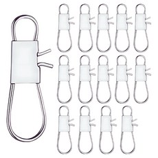 어복 스텐304 대용랑 인터락스냅, 15개, 1개입