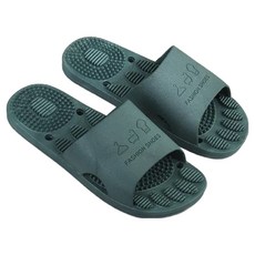 Kusso 舒適簡約全方位指壓拖鞋 A-17 240mm, 深炭灰色, 1個