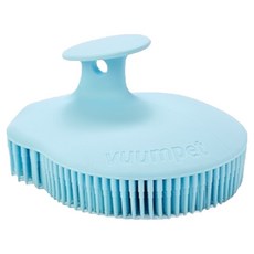 vuumpet 寵物沐浴用柔軟型矽膠刷, 1個, 天藍色