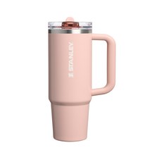 STANLEY 防漏吸管隨手杯, 晨曦粉, 1個, 880ml