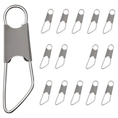 魚福 不鏽鋼304大容量快速別針, 15個, 1入