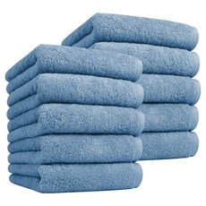 Songwol 松月 Core Plain 180g 40支 精梳棉, 水藍色, 10個