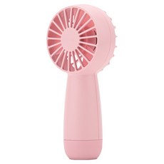 구스페리 저소음 경량 미니 핸디 무선 손선풍기, MCF-003, 핑크