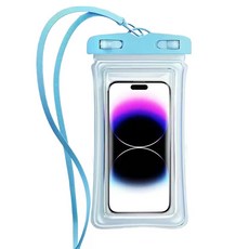 A.ssor 氣墊手機防水袋, 1個, 藍色