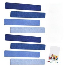 고산 부드러운 펠트보드 블루콤비 8p + 압정 35p 랜덤발송, 폴리에스터 펠트