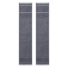 Songwol 松月 Countess Mara四線運動20毛巾 20*100cm, 灰色, 2個