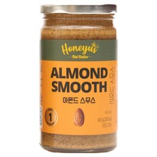 Honeyus 柔滑杏仁堅果醬, 1個, 400g