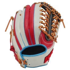 IKJ 全方位手套 CR BP-5 S 25 右投用, 1個, 紅色 + 黑色