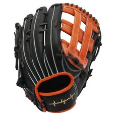 IKJ 外野手套 右投用 RP OF-91 25, 1個, BLACK + ORANGE + DBROWN
