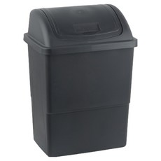 바이굿즈 와이드 종량제 대용량 쓰레기통 75L, 검정