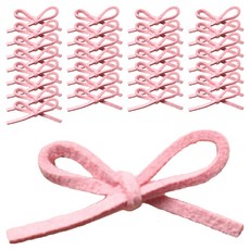 코히모 가죽 파스텔 완성 리본 5W0315, 핑크, 30개