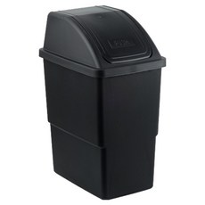 바이굿즈 슬림 종량제 대용량 휴지통 75L, 검정