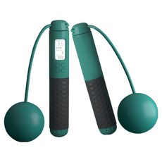 智能電子兩用跳繩, 1個, 綠色