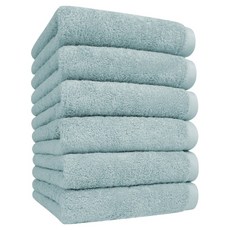 Songwol 松月 30支精梳棉飯店毛巾 170g, 淺綠色, 6個