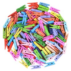 Pick Deal 多用途木夾 50入組 3.5 混色, 1套, 隨機出貨