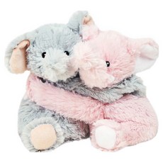 워미스 마이리틀타이거 워미스 허그케어 코끼리 애착인형 2종 세트, 혼합색상, 1세트