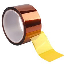 嘉鴻牌 金手指高溫防焊膠帶 耐溫260度 厚0.05mm 33m x 30mm, 1捲