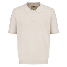 지오지아 남성용 미라쿨 반팔 반집업 카라 니트 AEF2EU1101