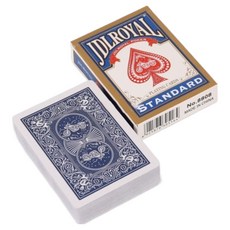 DULU 깔끔한 최신식 트럼프카드 6.3 x 8.8 cm, 블루, 1개