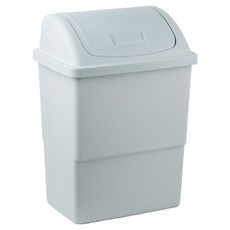 바이굿즈 와이드 종량제 대용량 쓰레기통 75L, 회색