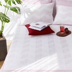 About Cozy Summer Wave 三層織涼感墊 1+1, 涼感墊, 白色, 柔和粉色